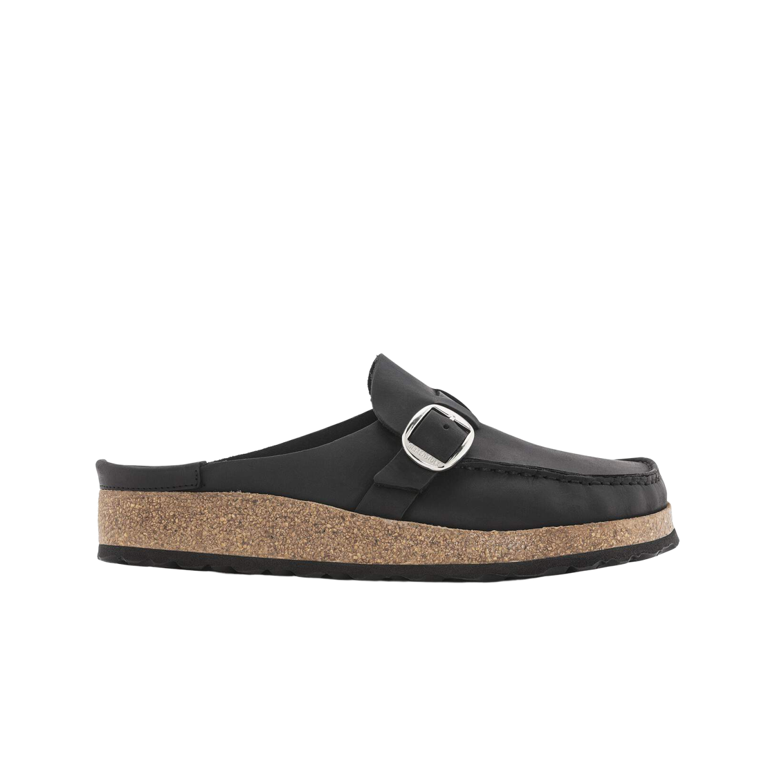 1024942 (W) Birkenstock Buckley Oiled Leather Black - Narrow