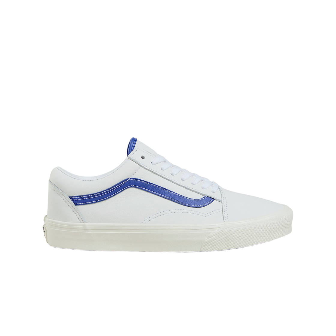 VN0007NTZ5D Vans Old Skool Leather White Blue