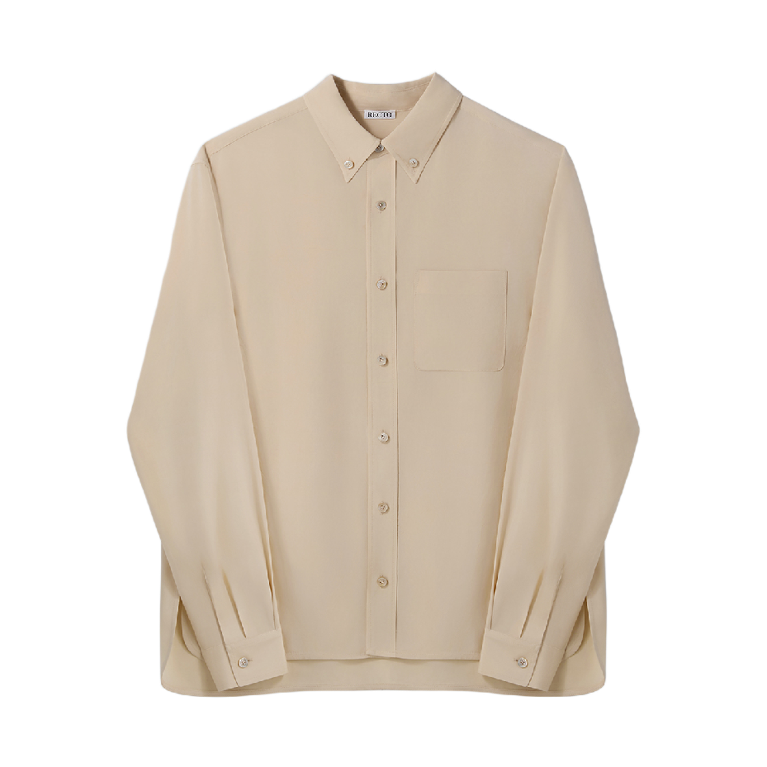 렉토 링클드 플루이드 셔츠 버터 베이지(Recto Wrinkled Fluid Shirt Butter Beige)
