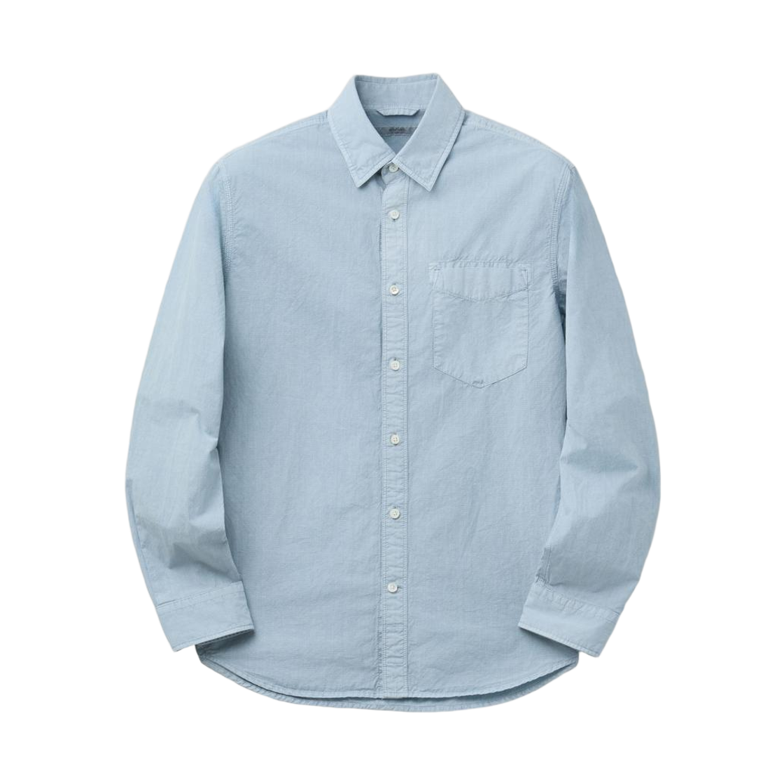 SASFM26501BUX SERIES Dyed Hard-Twist Cotton Shirt Blue