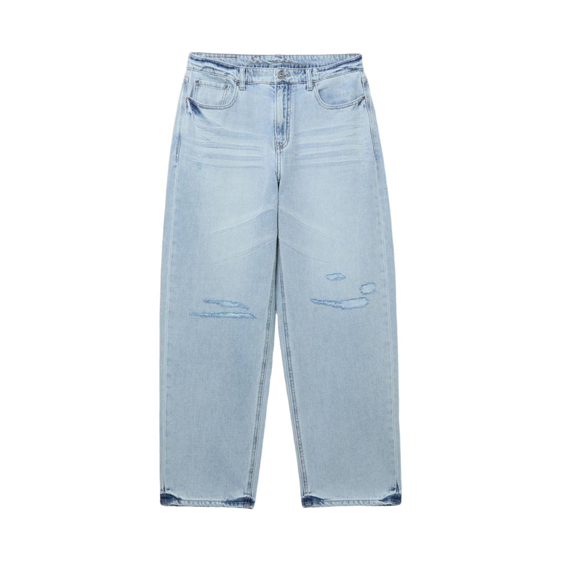 시리즈 워시드 연청 벌룬 데님 라이트 블루(SERIES Washed Light Blue Balloon Denim Light Blue) - 1
