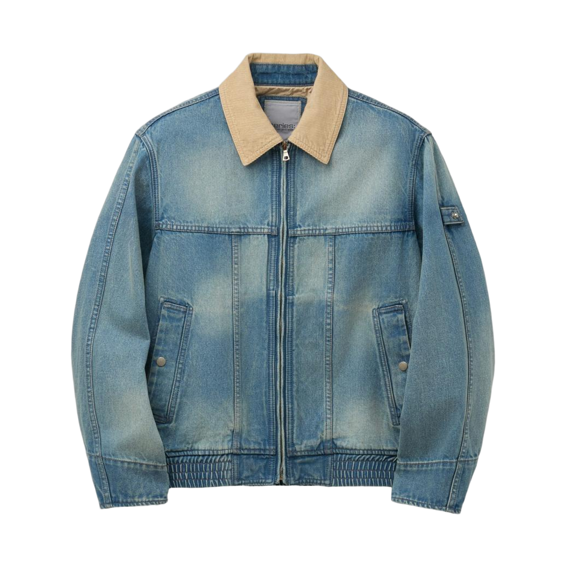 시리즈 데님 엠케이 블루종 라이트 블루(SERIES Denim Mk Blouson Light Blue) - 1