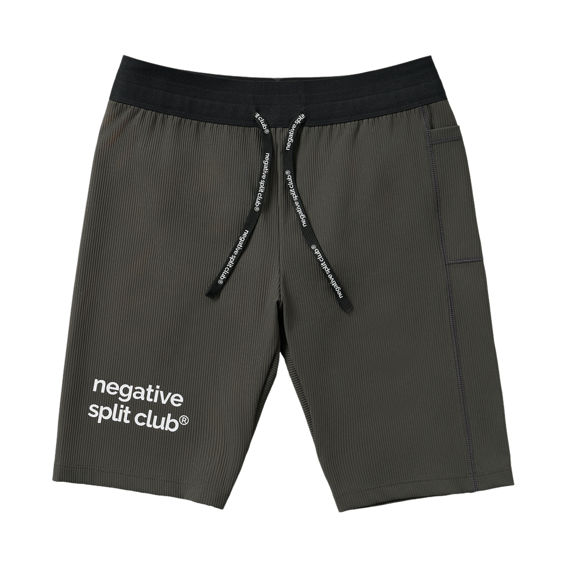 26SSBSP01CH negative split club Performance Racing Half Tights Charcoal