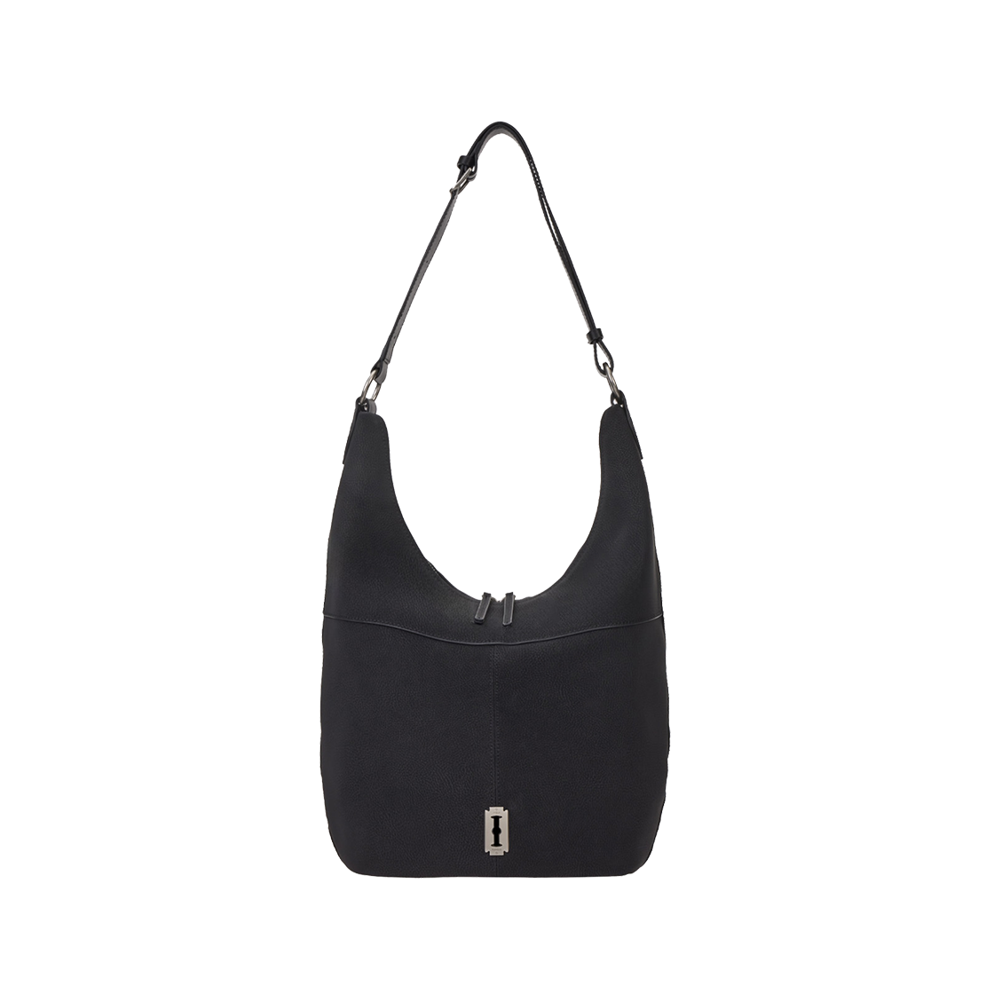 분크 하프문 페블 호보 라지 블랙(vunque Halfmoon Pebble Hobo L Black) - 3