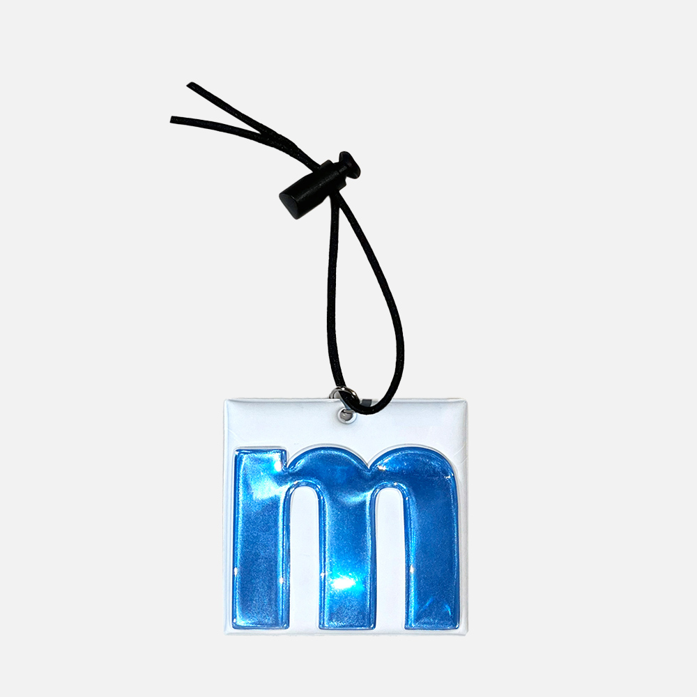 맨하탄 레코즈 엠 박스 로고 리플렉터 - 화이트(Manhattan Records M Box Logo Reflector - White) - 2