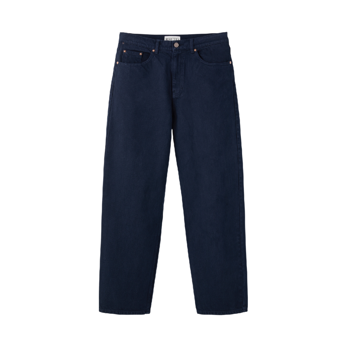 렉토 레귤러 핏 데님 팬츠 인디고 네이비(Recto Regular Fit Denim Pants Indigo Navy)