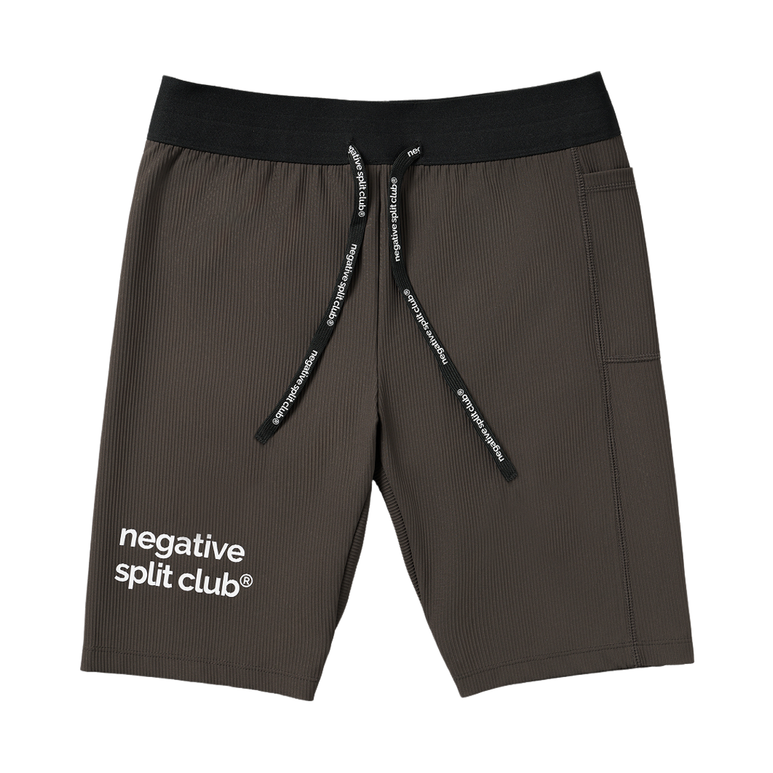 26SSBSP01BR negative split club Performance Racing Half Tights Brown