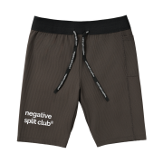 negative split club Performance Racing Half Tights Brown
