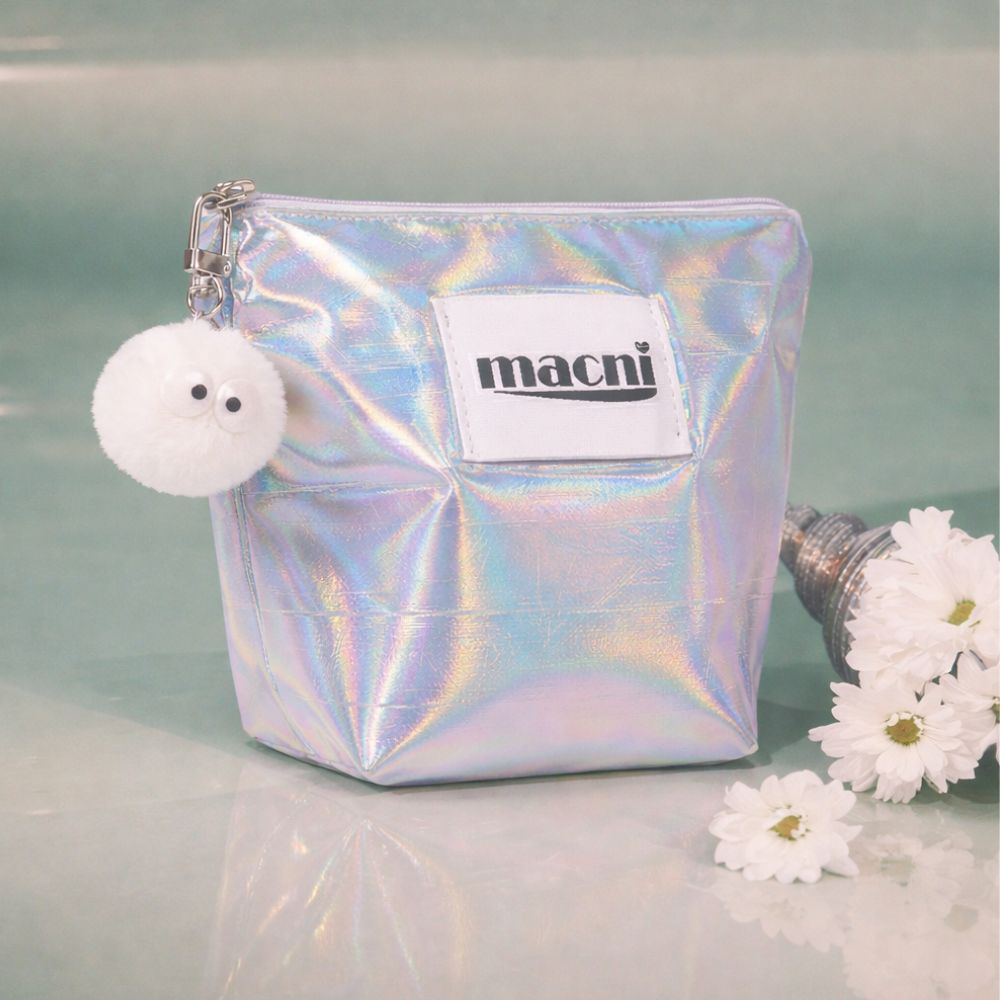 마크니 코스믹 스탠디 파우치 실버(MACNI Cosmic Standy Pouch Silver) - 4