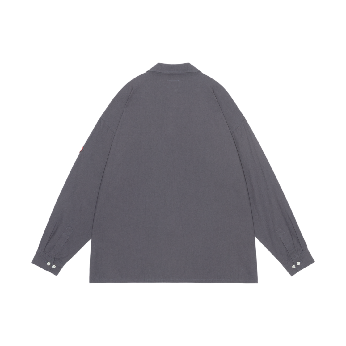 카브엠트 컬러드 코튼 트윌 오픈 셔츠 차콜 - 26SS(Cav Empt Coloured Cotton Twill Open Shirt Charcoal - 26SS) - 2