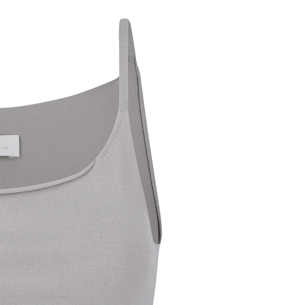 아모멘토 우먼 슬리브리스 니트 탑 그레이 베이지 - 26SS(Amomento Women Sleeveless Knit Top Grey Beige - 26SS) - 4