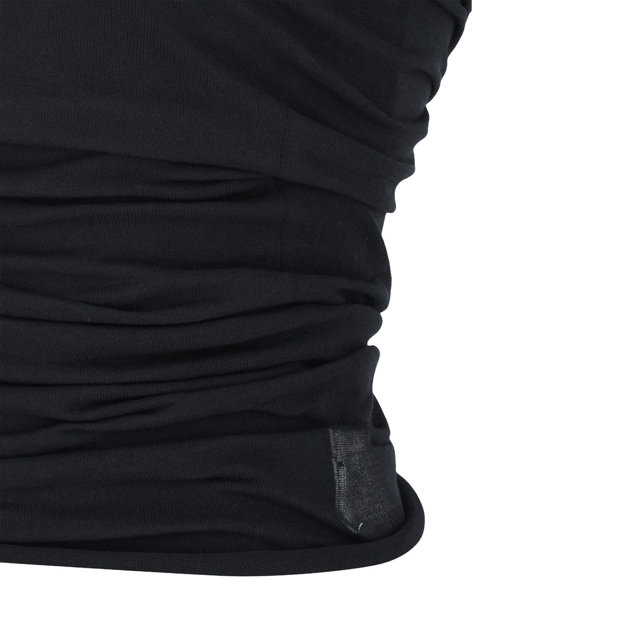 아모멘토 우먼 홀가먼트 니트 시어 반도 차콜 - 26SS(Amomento Women Wholegarment Knit Sheer Bandeau Charcoal - 26SS) - 4