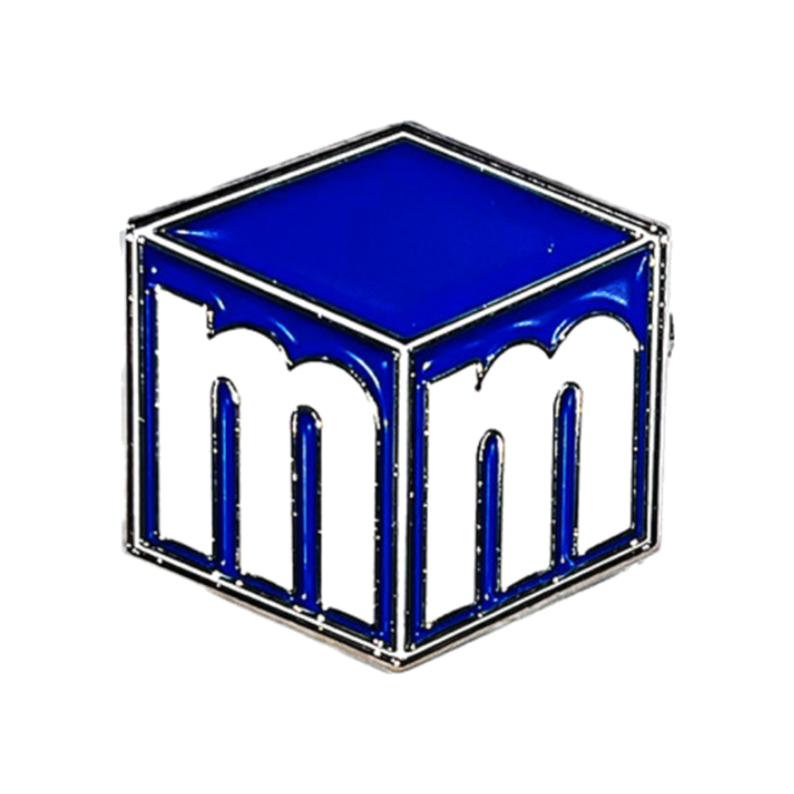 맨하탄 레코즈 엠 박스 핀 - 블루(Manhattan Records M Box Pin - Blue)
