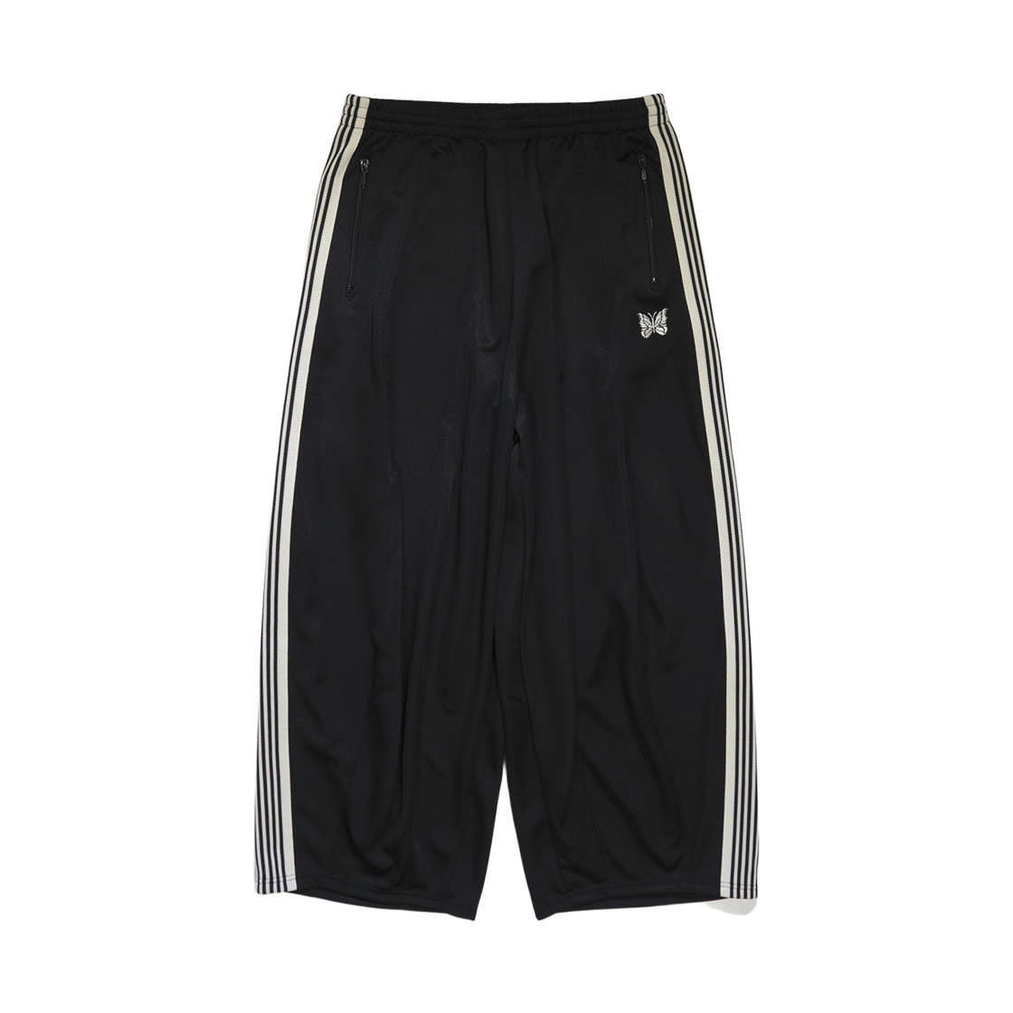 니들스 x 스튜디오스 H.D. 폴리 스무스 트랙 팬츠 블랙(Needles x Studious H.D. Poly Smooth Track Pants Black)