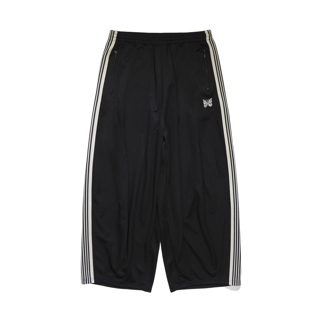 Needles Needles x Studious H.D. Poly Smooth Track Pants Black · XS