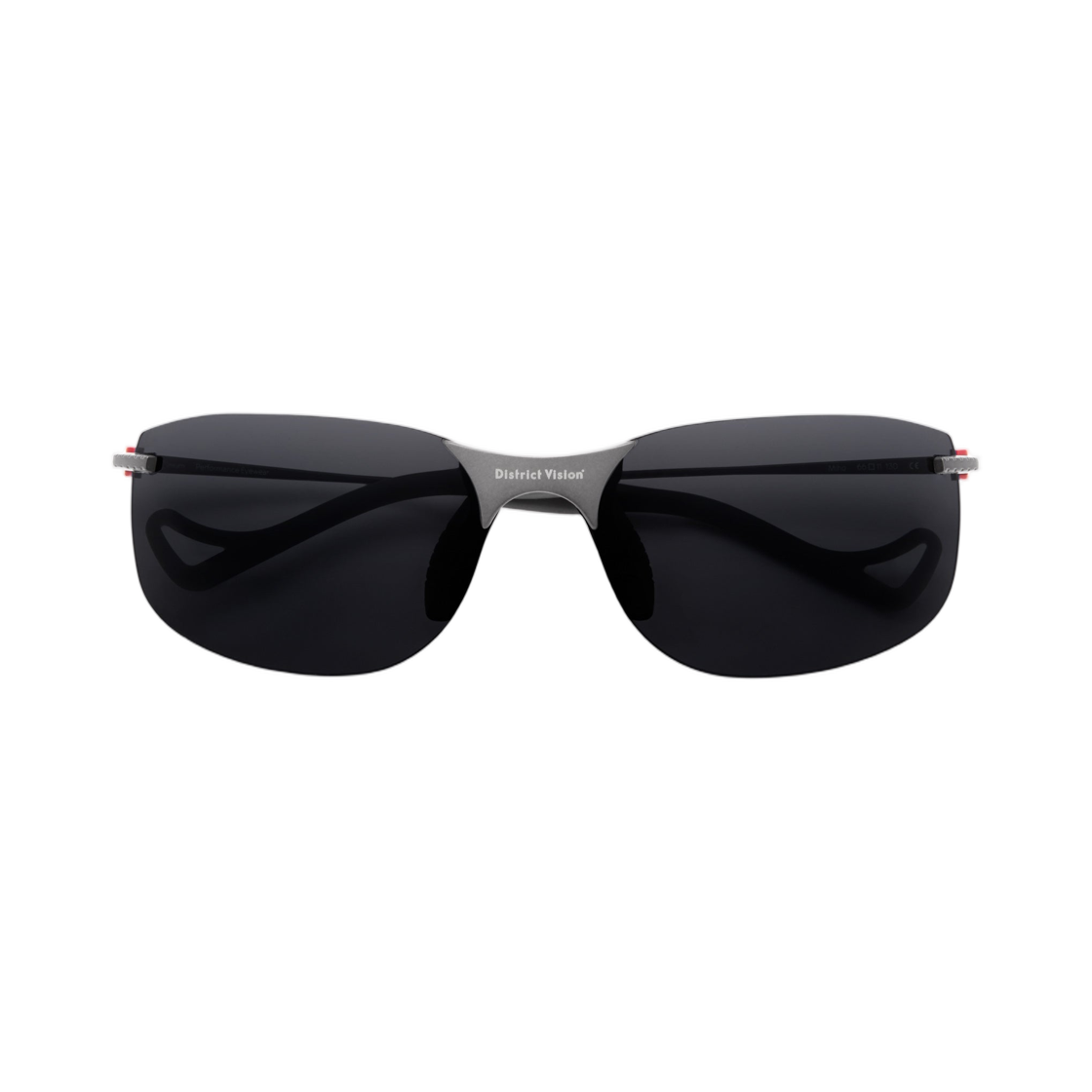 DVG019-GRAPHITE District Vision Miho Windstream TI Graphite D+ Onyx Mirror