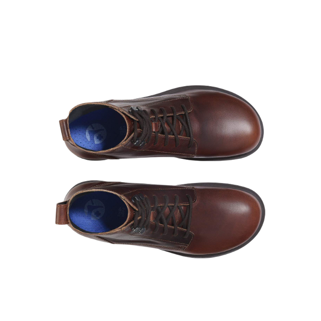 버켄스탁 하이우드 레이스 미드 내츄럴 레더 초콜릿 - 레귤러(Birkenstock Highwood Lace Mid Natural Leather Chocolate - Regular) - 2