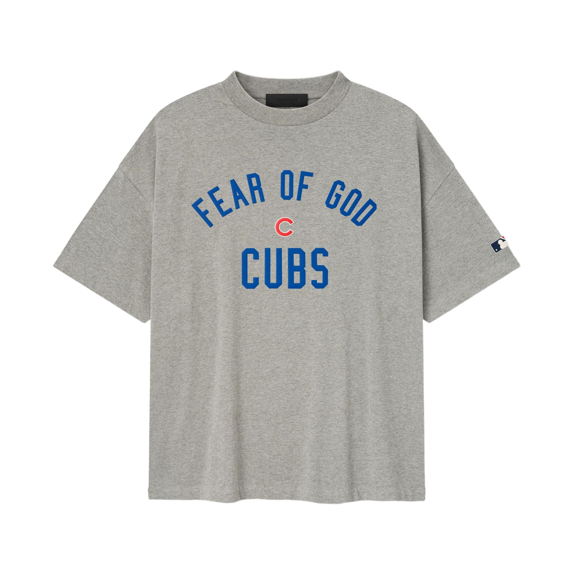 에센셜 x MLB 컵스 90s 티셔츠 콘크리트 헤더 - 25FW(Essentials x MLB Cubs 90s T-Shirt Concrete Heather - 25FW) - 1