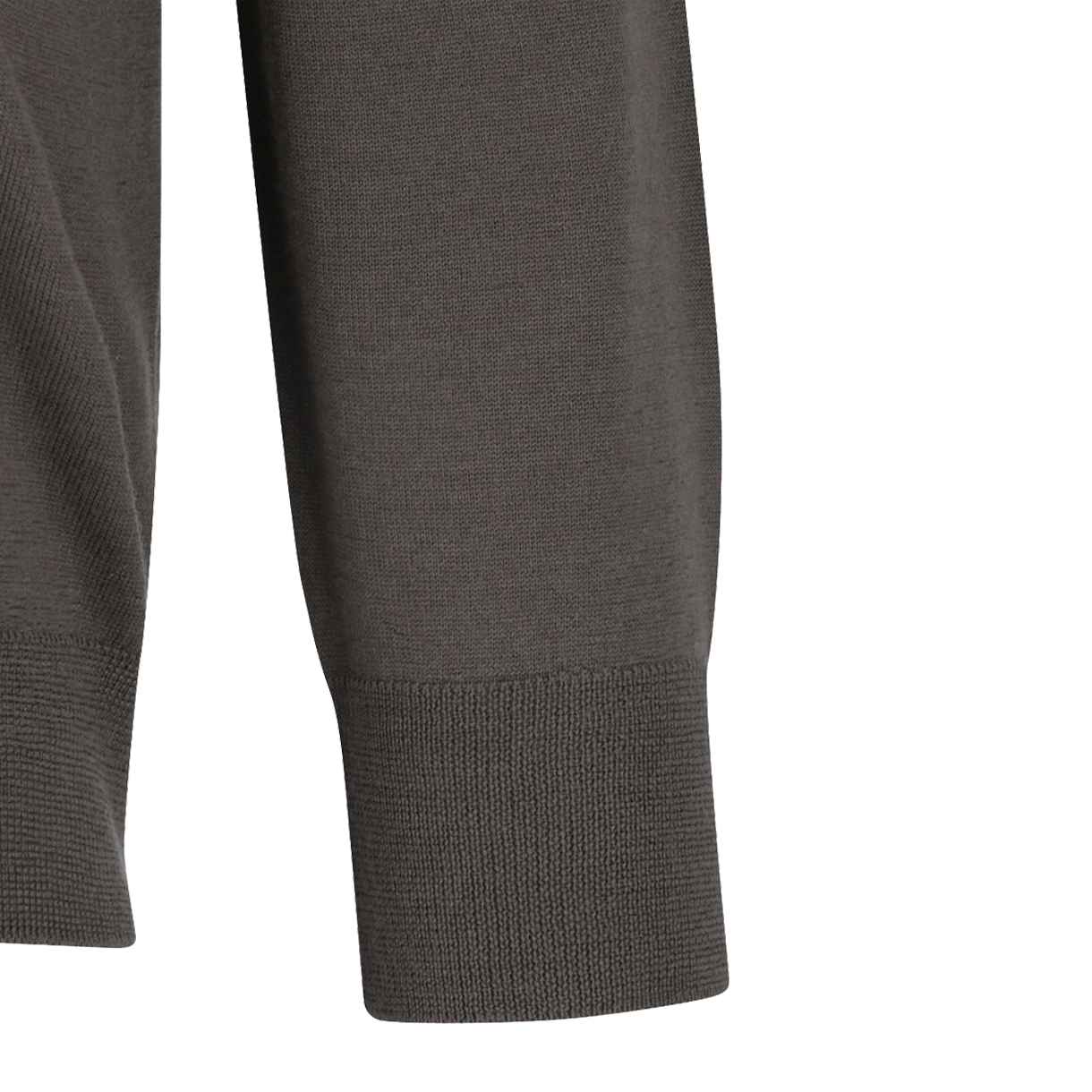 아모멘토 우먼 울 브이넥 크롭 가디건 브라운 - 26SS(Amomento Women Wool V-Neck Crop Cardigan Brown - 26SS) - 5