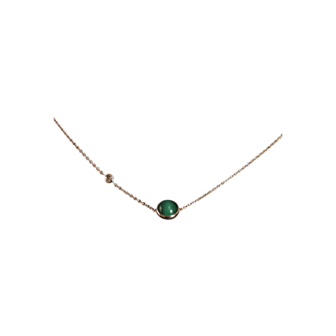 피아제 G33PB300 18K로즈골드 0.06캐럿 1P다이아 말라카이트 포제션 네크리스 목걸이aa61194(Piaget G33PB300 18K Rose Gold Malachite Possession Necklace with 0.06 Carat Diamond) - 1
