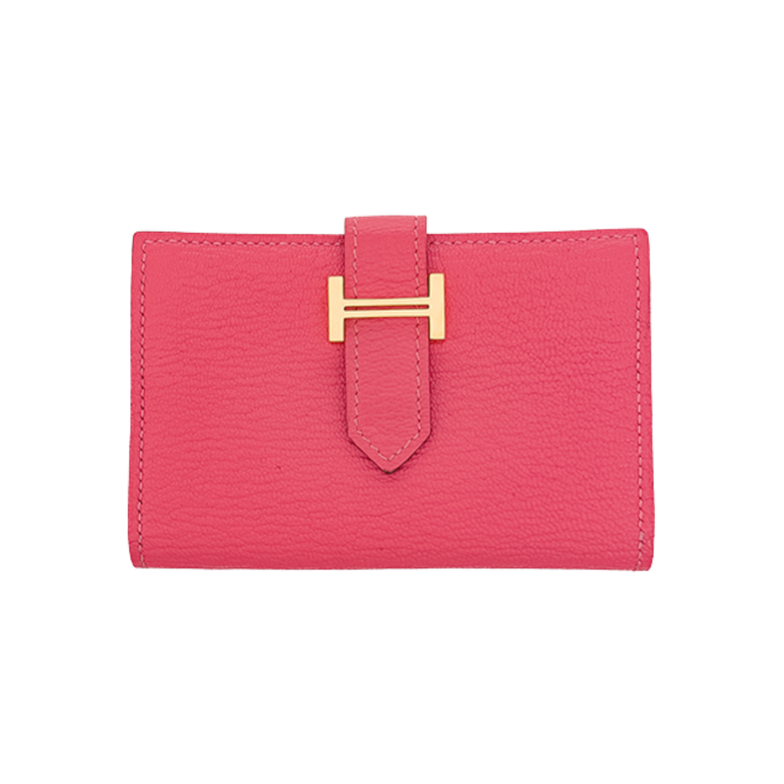 에르메스 베안카드지갑 로즈아잘리아 금장(6HL0022)(Hermes Bearn Card Wallet in Rose Azalee with Gold Hardware (6HL0022)) - 1
