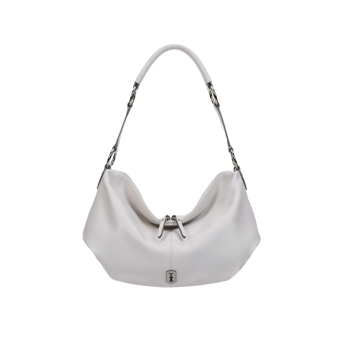 분크 하프문 아타쉬 숄더 미듐 브라이트베이지(vunque Halfmoon Attache Shoulder M Bright Beige) - 3