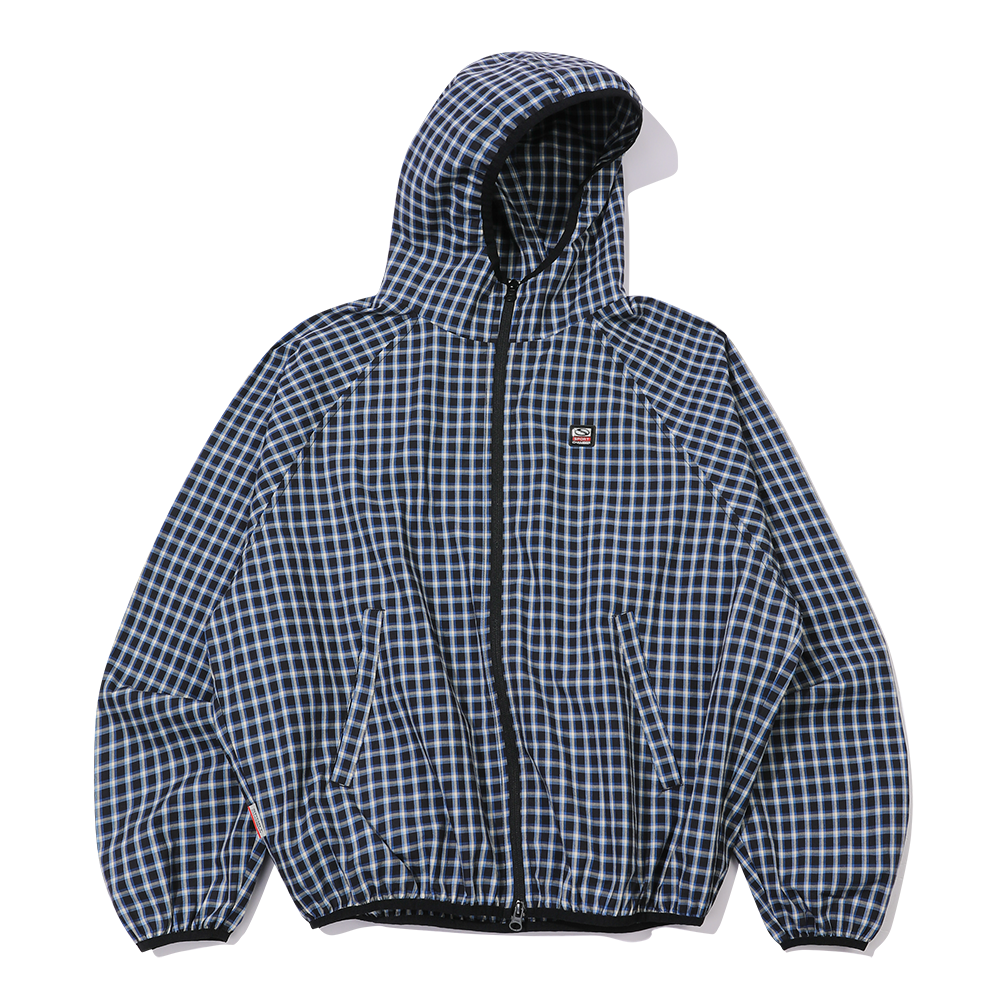 스포츠챔버 SC 스퀘어 체크 윈드브레이커 네이비(SPORT CHAMBER SC Square Check Windbreaker NAVY)