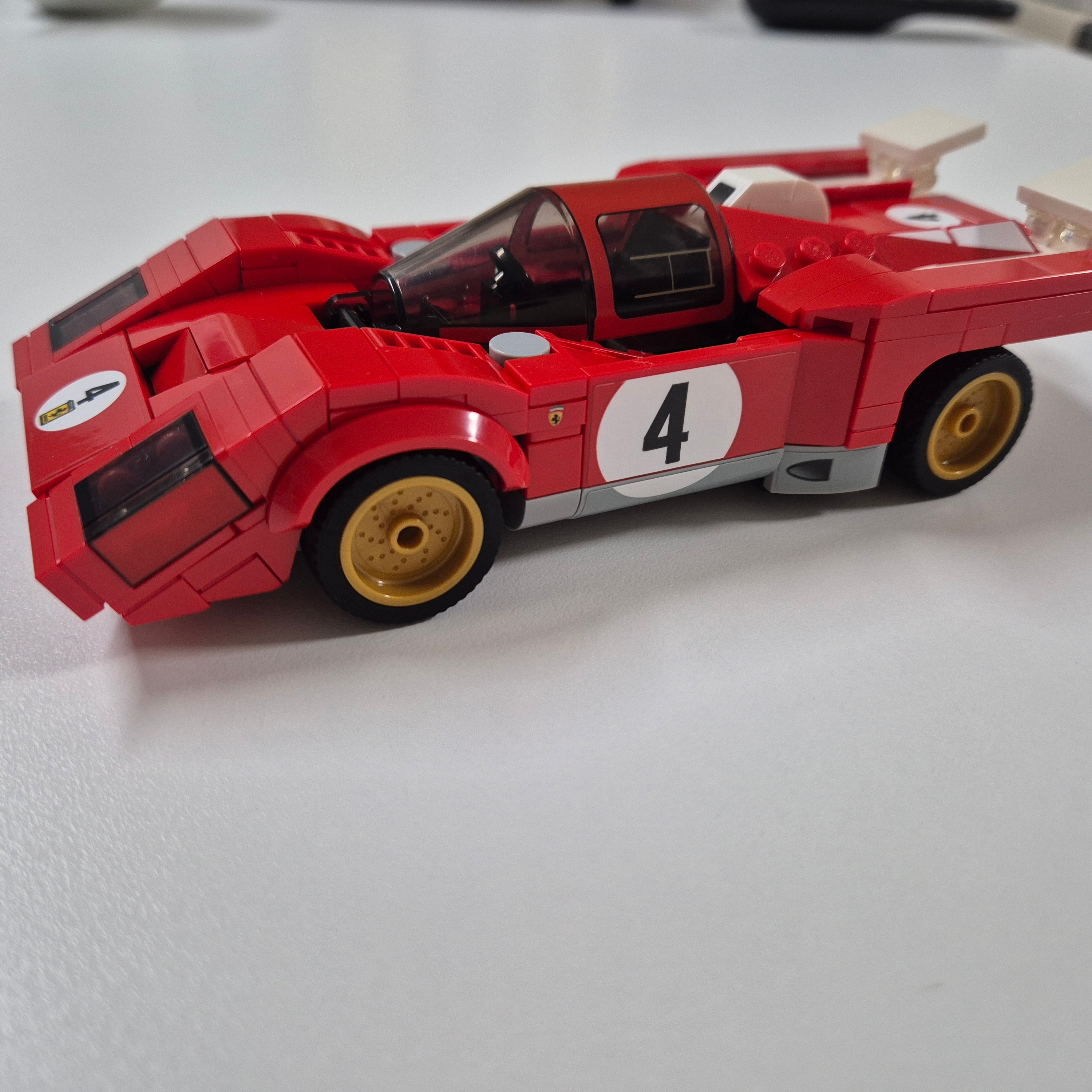 Lego 1970 Ferrari 512 M 착용 스타일