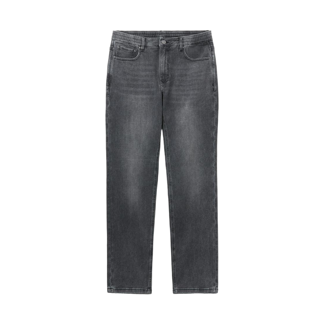 SAPDM26011GYX SERIES Grey Washed Hipster Banding Denim Gray