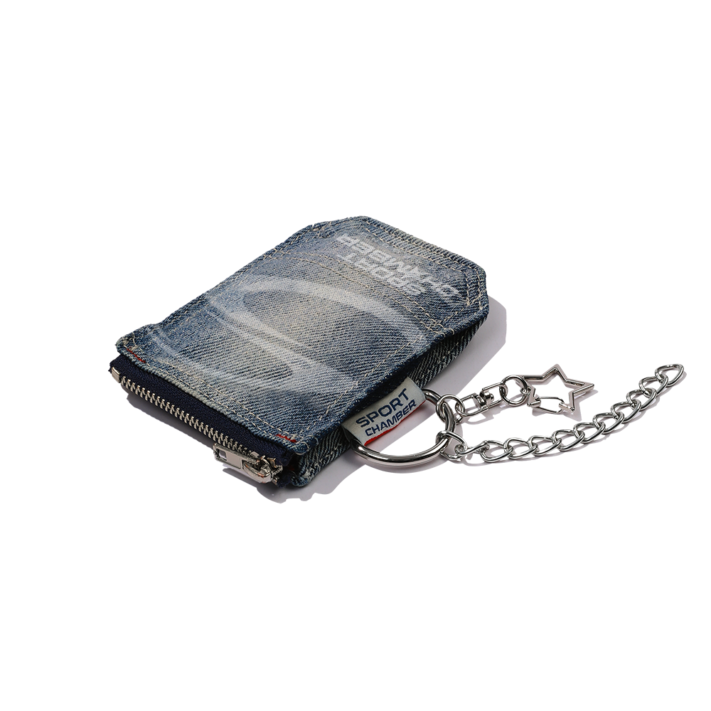 스포츠챔버 SC 백포켓 데님 키링 블루(SPORT CHAMBER SC Backpocket Denim Keychain BLUE) - 2