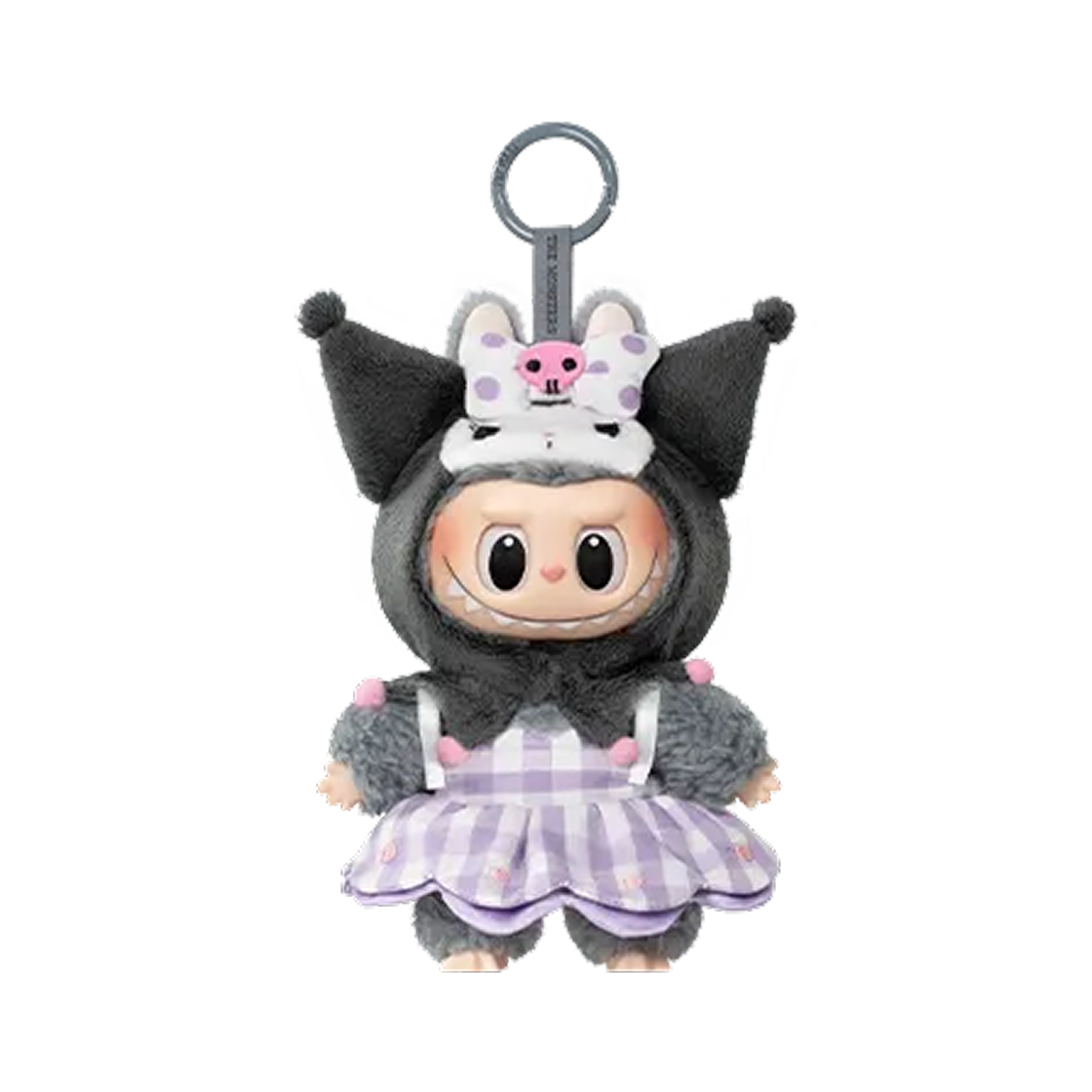 - Pop Mart Labubu The Monsters x Hello Kitty And Friends Series Plush Pendant Kuromi (Opened Case)