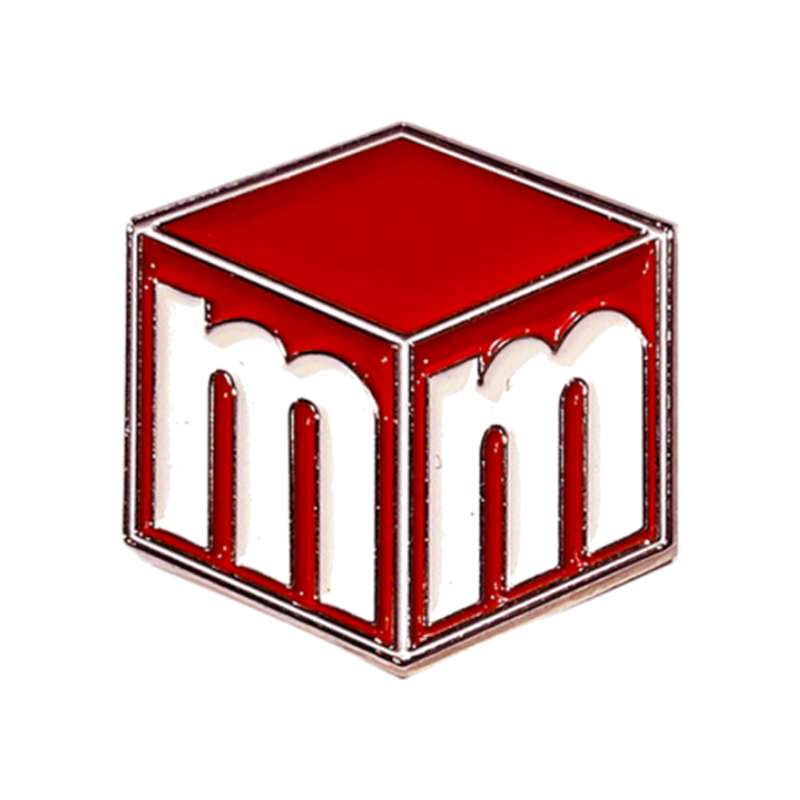 맨하탄 레코즈 엠 박스 핀 - 레드(Manhattan Records M Box Pin - Red)
