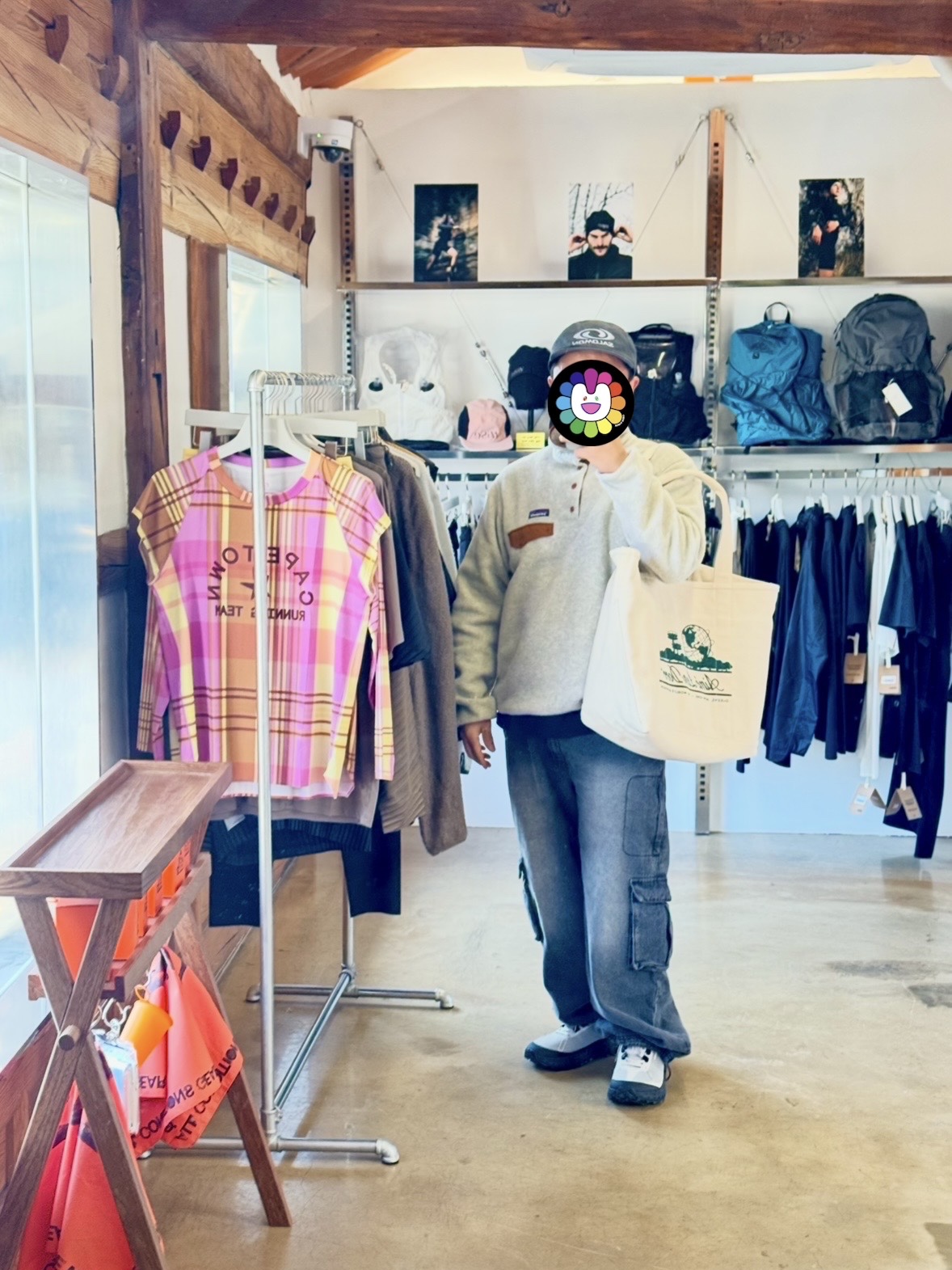 Norda 001A Pewter, Aime Leon Dore Large Unisphere Tote Bag Cream Green 착용 스타일