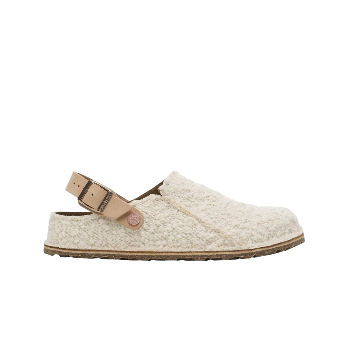 1028166 Birkenstock Lutry Premium Textile Eggshell - Narrow