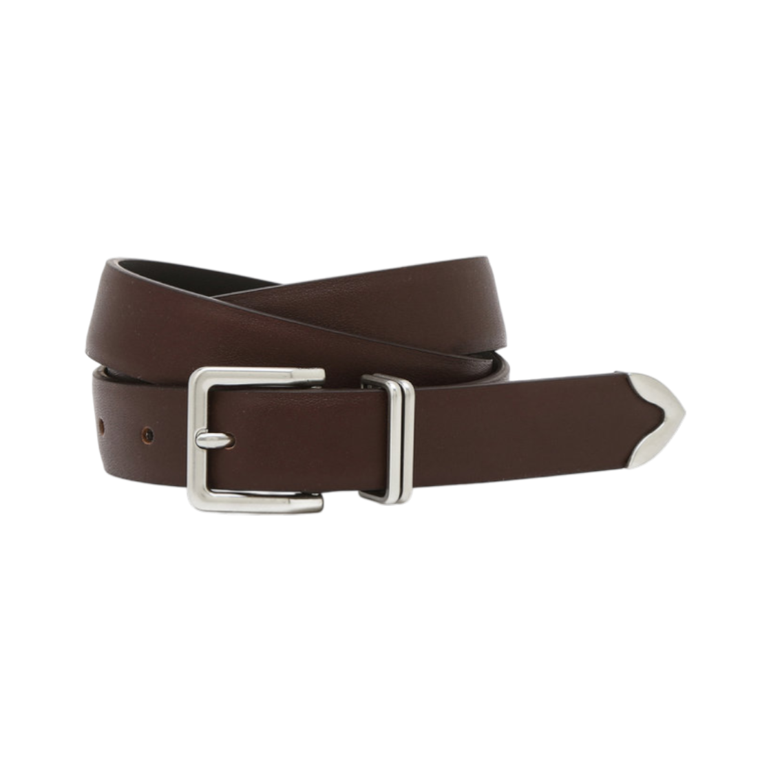 아떼 바네사브루노 액세사리 브라운 베지터블 레더 버클 벨트 브라운(Athe Vanessabruno Acc Brown Vegetable Leather Buckle Belt Normal Brown)