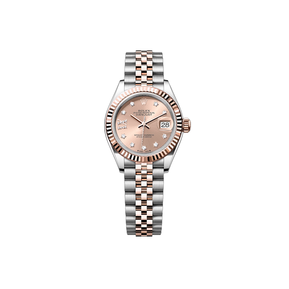 ITIRW4LE9PFB Rolex Datejust 28-279171 Rose Star Diamond Jubilee No. 7583