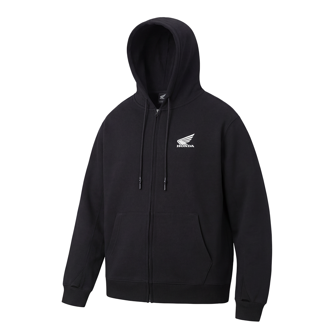 HGS1HZ330ABK Honda H-Tech Grid Mix Hoodie Zip-Up Black