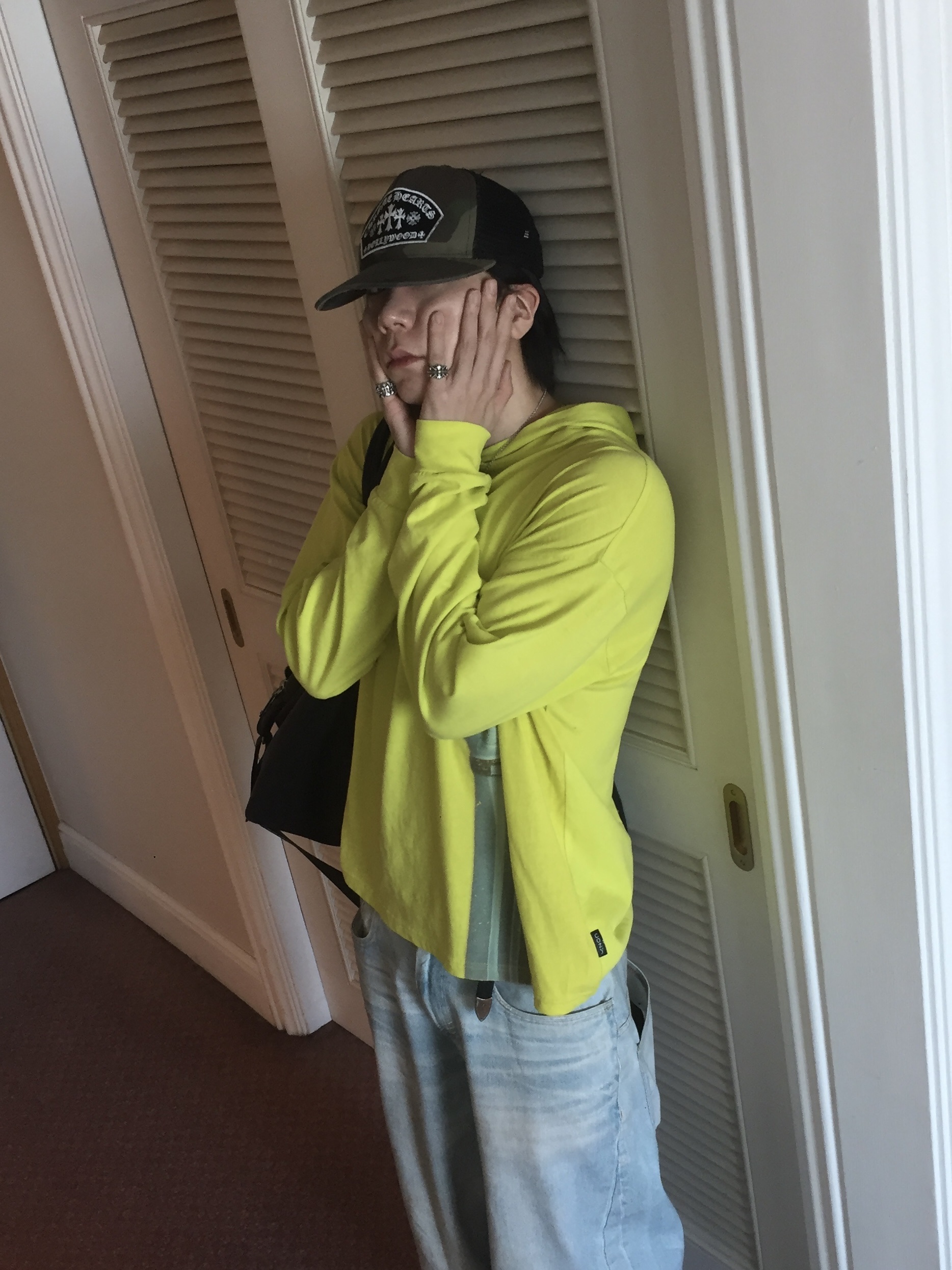 Balenciaga 3XL Sneakers Light Beige, Chrome Hearts King Taco Mesh Trucker Hat Camo 착용 스타일 - 9
