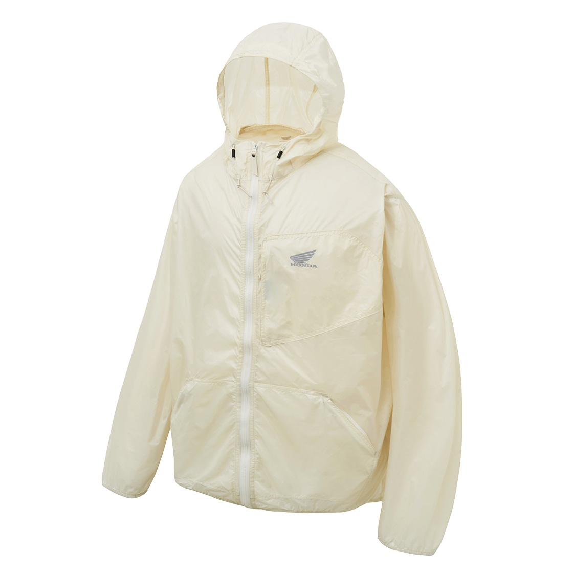 혼다 H-Tech 패커블 윈드브레이커 솔리드 버전 아이보리(Honda H-Tech Packable Windbreaker Solid Ver Ivory) - 1