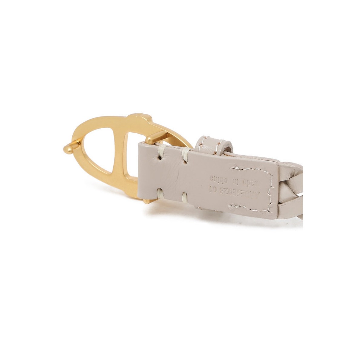 아떼 바네사브루노 액세사리 아이보리 위빙 레더 벨트 아이보리(Athe Vanessabruno Acc Ivory Woven Leather Belt Ivory) - 3