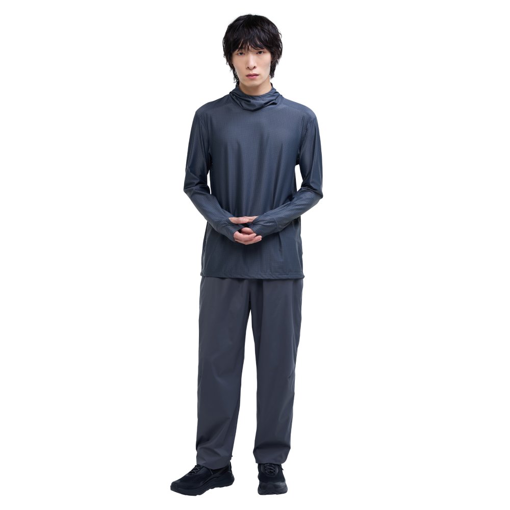 프로-스펙스 유니 울트라라이트 메쉬 후디 긴팔티셔츠 그레이(PRO-SPECS Unisex Ultra-Light Mesh Hoodie Tee Gray) - 4