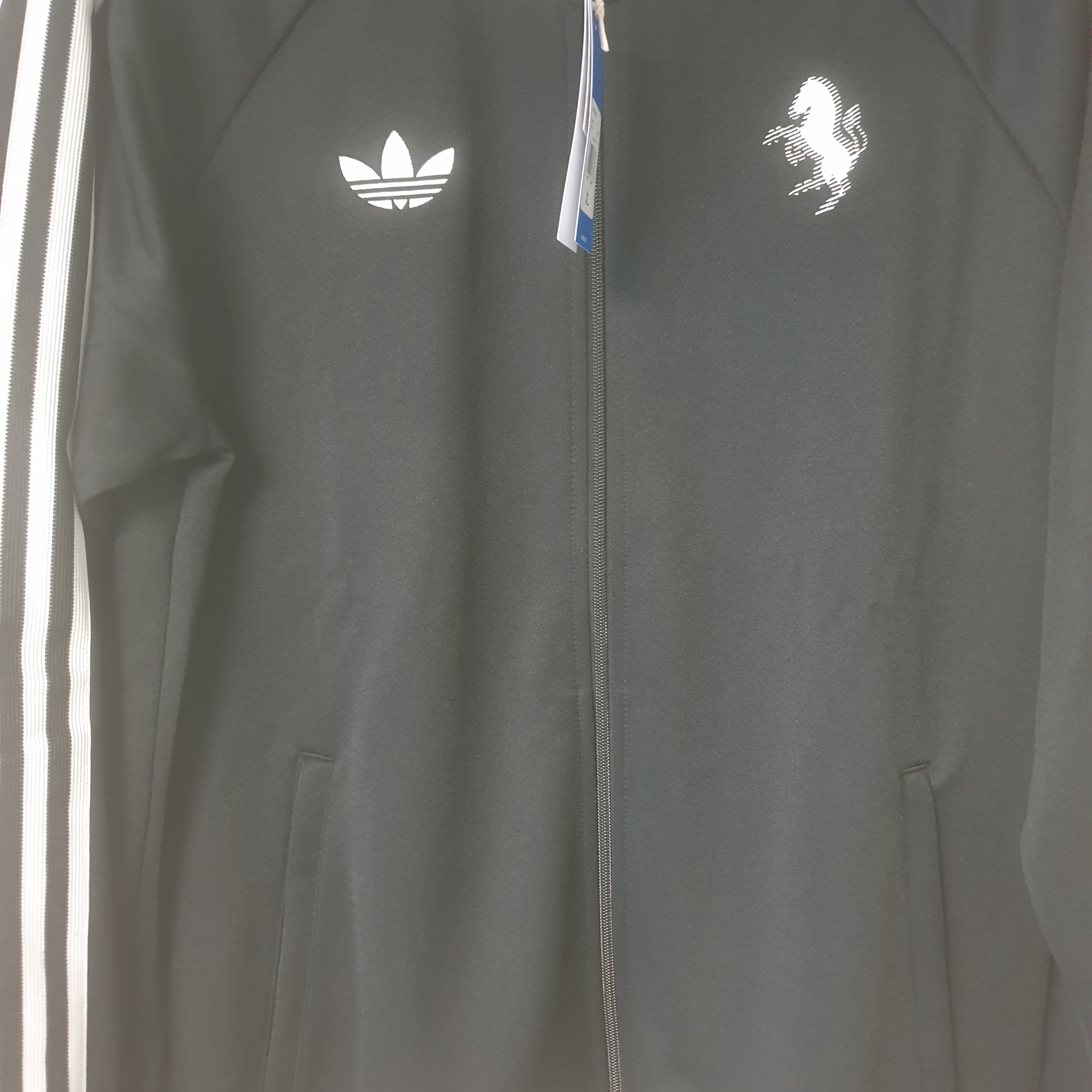 Adidas Originals Juventus FC Track Jacket Black - KR Sizing (Non Marking Ver.) 착용 스타일