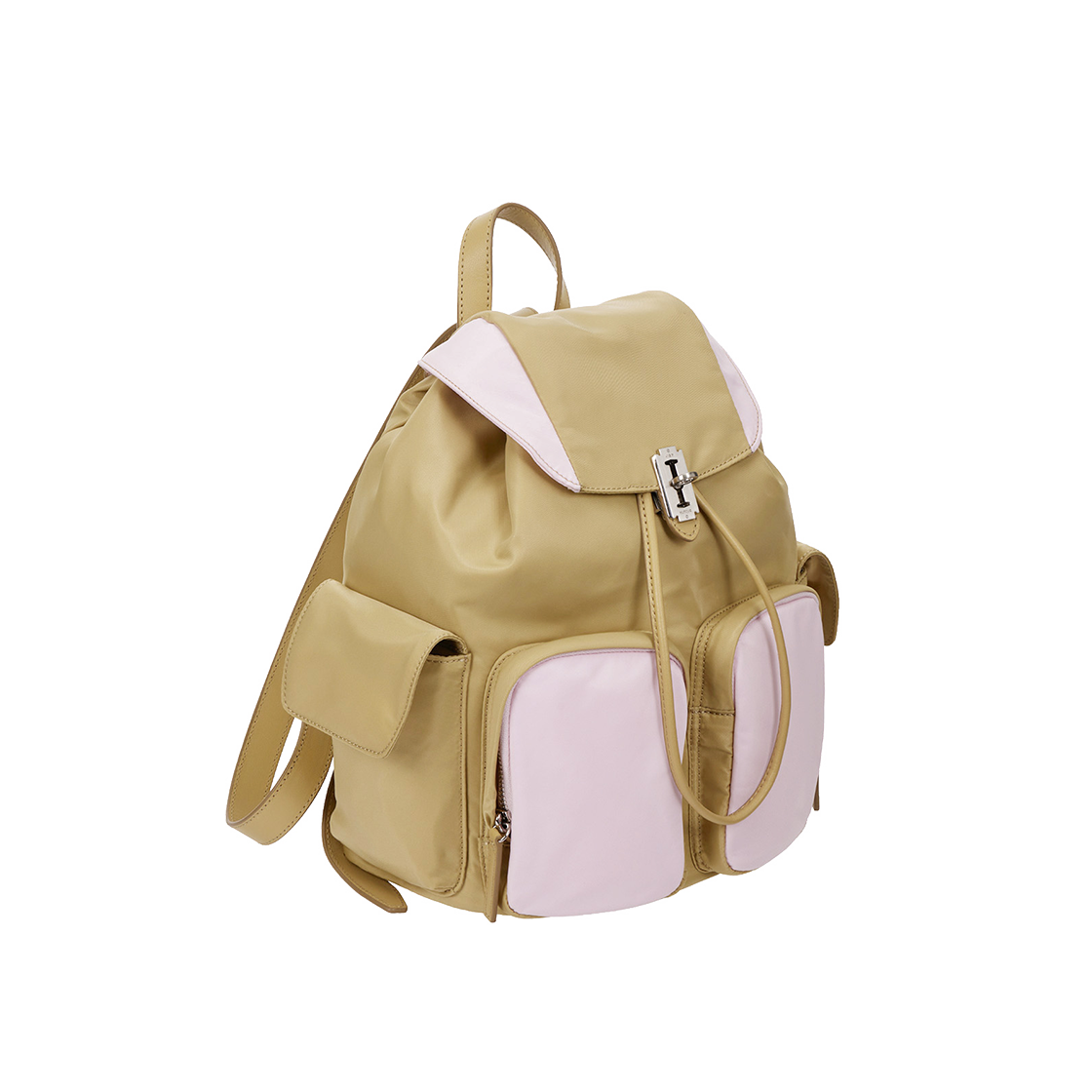 분크 헤이 더블 포켓 백팩 미듐 팔레트베이지(vunque Hey Double Pocket Backpack M Palette Beige)