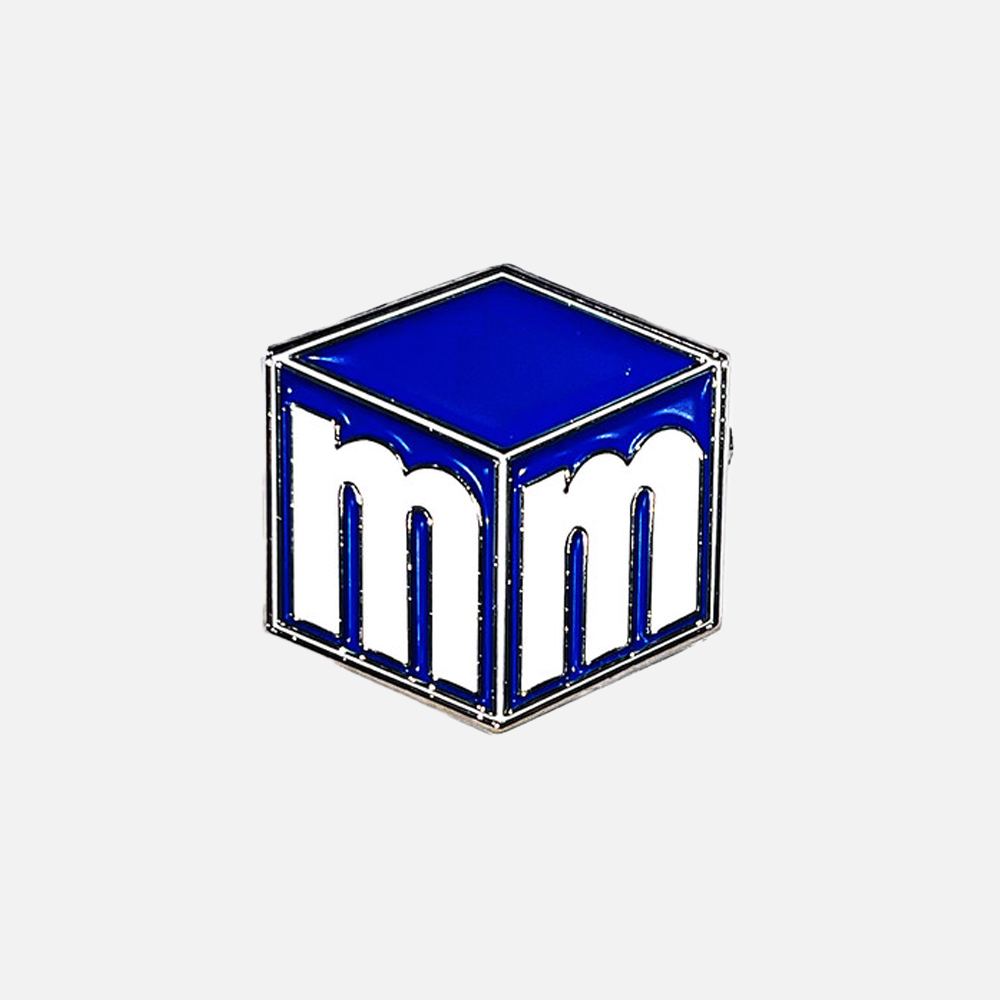 맨하탄 레코즈 엠 박스 핀 - 블루(Manhattan Records M Box Pin - Blue) - 2