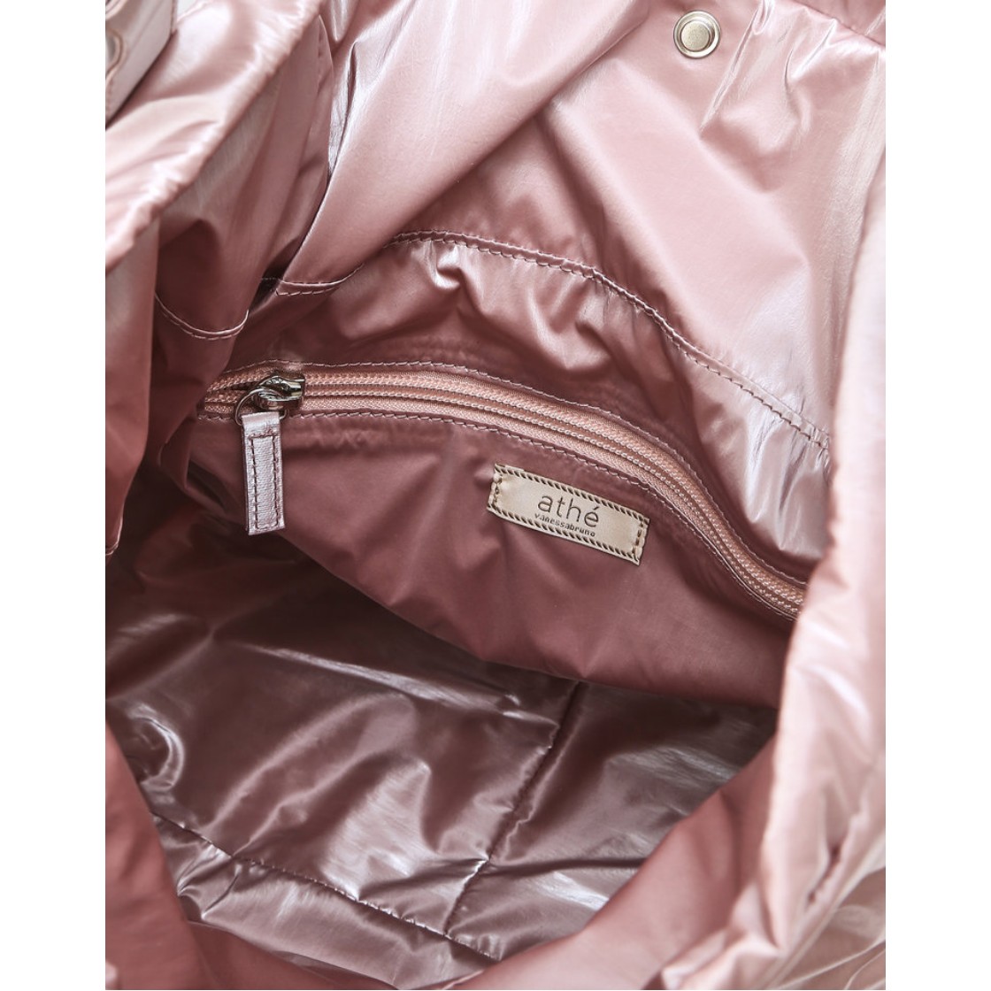 아떼 바네사브루노 액세사리 루반 글로시 핑크 리본 백팩 겸 숄더백 S 핑크(Athe Vanessabruno Acc Ruban Glossy Pink Ribbon Backpack & Shoulder Bag S Normal Pink) - 3