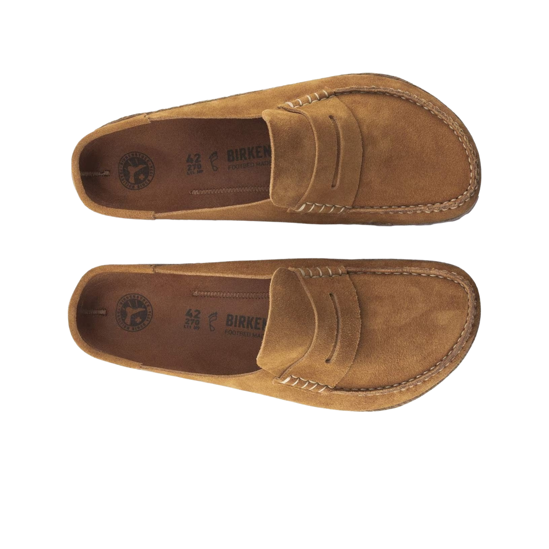 버켄스탁 네이플스 스웨이드 레더 밍크 - 레귤러(Birkenstock Naples Suede Leather Mink - Regular) - 2