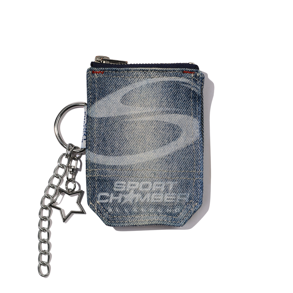 스포츠챔버 SC 백포켓 데님 키링 블루(SPORT CHAMBER SC Backpocket Denim Keychain BLUE)
