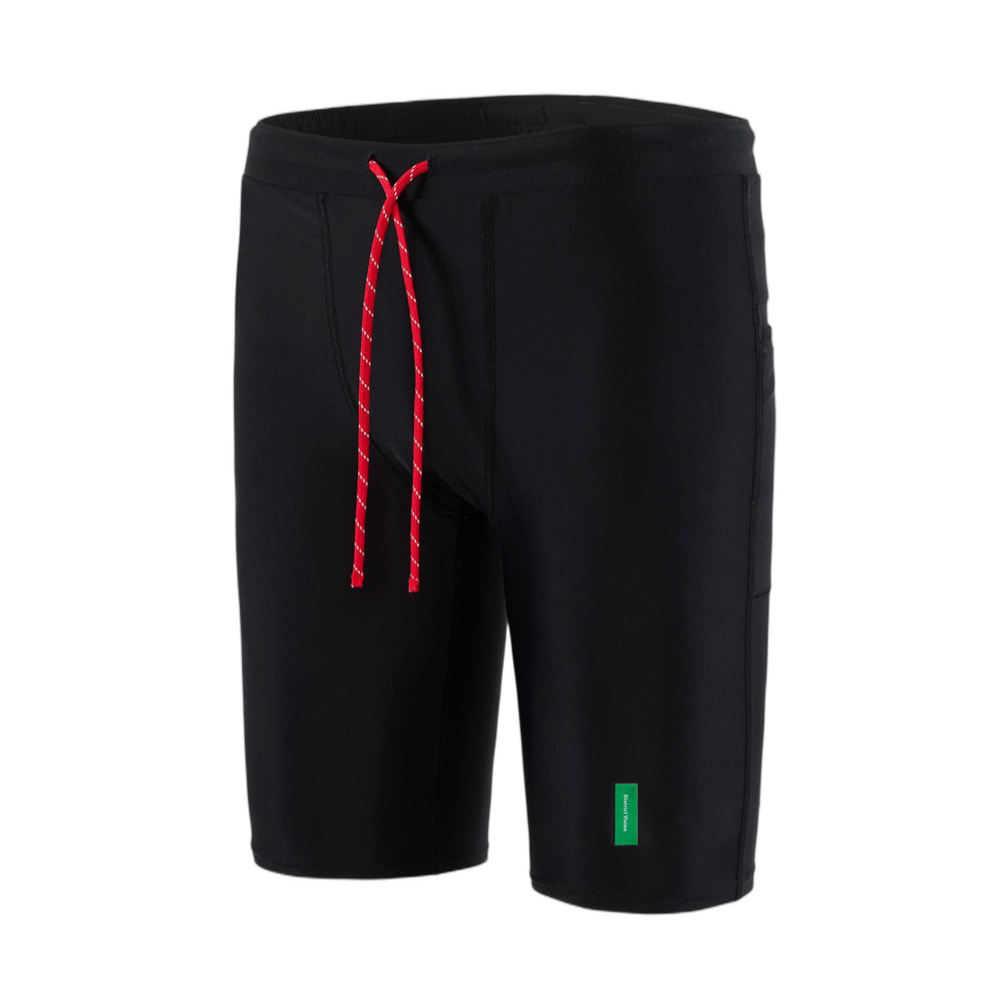 디스트릭트 비전 9인치 리사이클 타이츠 블랙(District Vision 9 Recycled Tights Black)