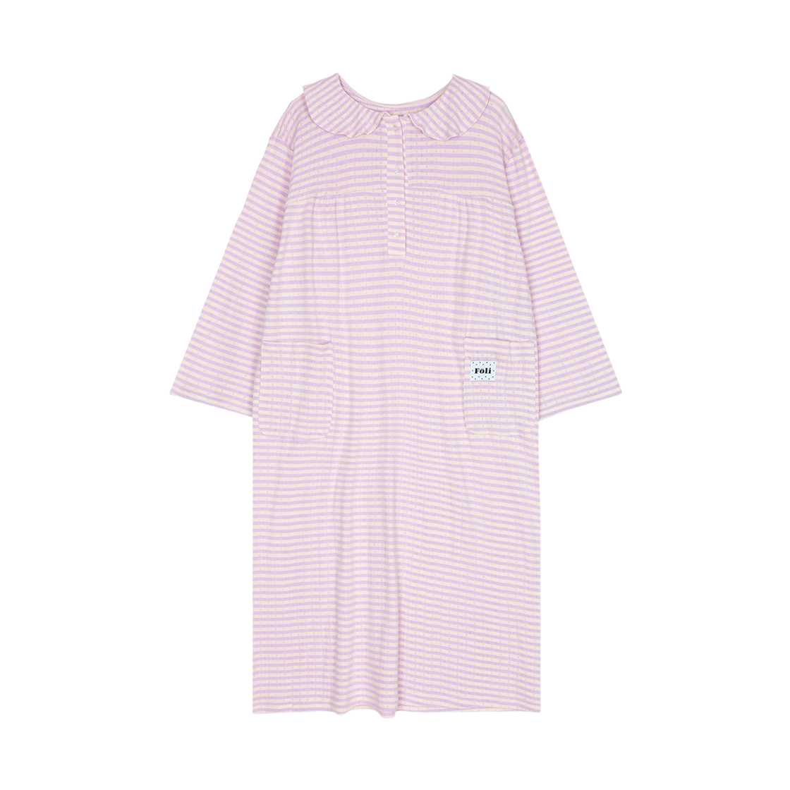 폴리 여 릴렉스 핏 홈 원피스, 라벤더(Foli W Relax Fit Home Dress, Lavender)