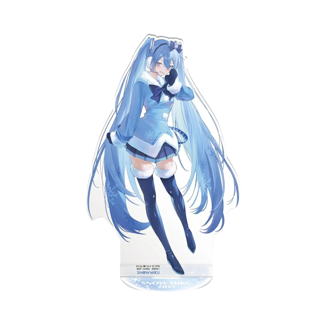 - Bandai Ichiban Kuji Snow Miku Snow Miku All Stars D Prize Snow Miku 2012 Big Acrylic Stand